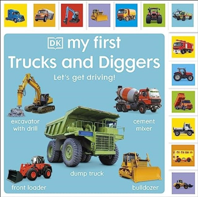 My First Trucks and Diggers: Let's Get Driving!-9780241636404