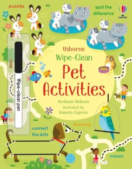 Wipe-Clean Pet Activities-9781474995658